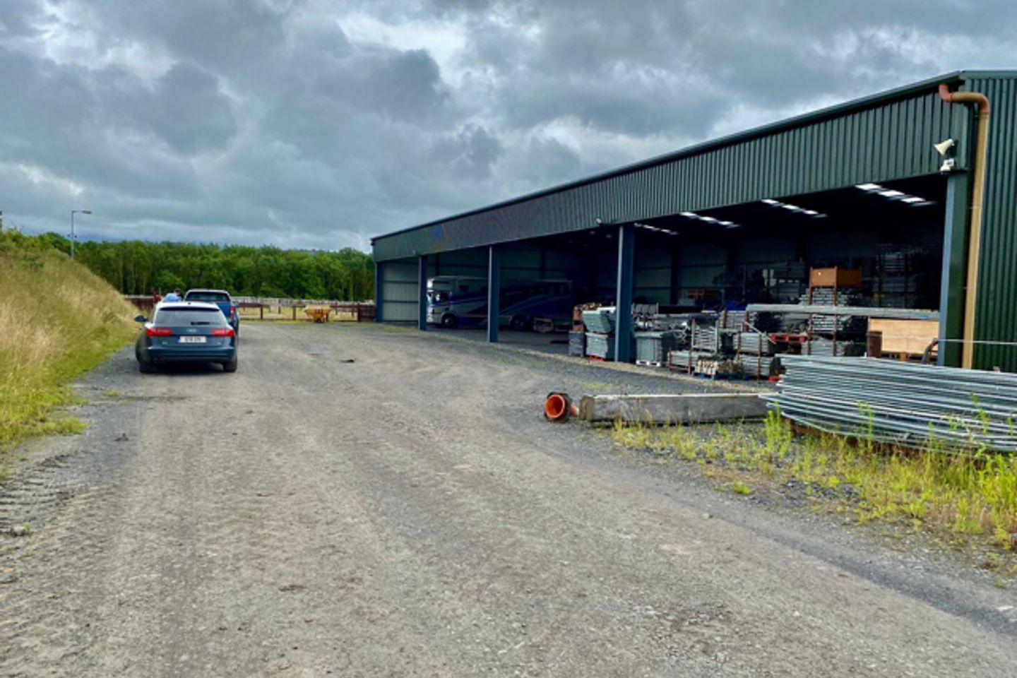 Commercial property for rent in Enclosed Yard and Industrial Building