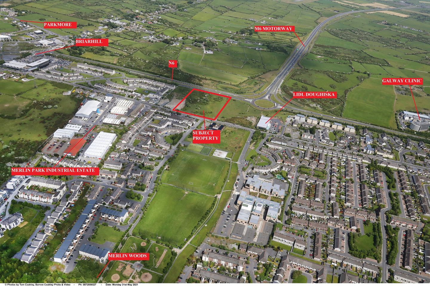 Approx. 4.2 acres of Residential Zoned Land at, Doughiska, Co. Galway