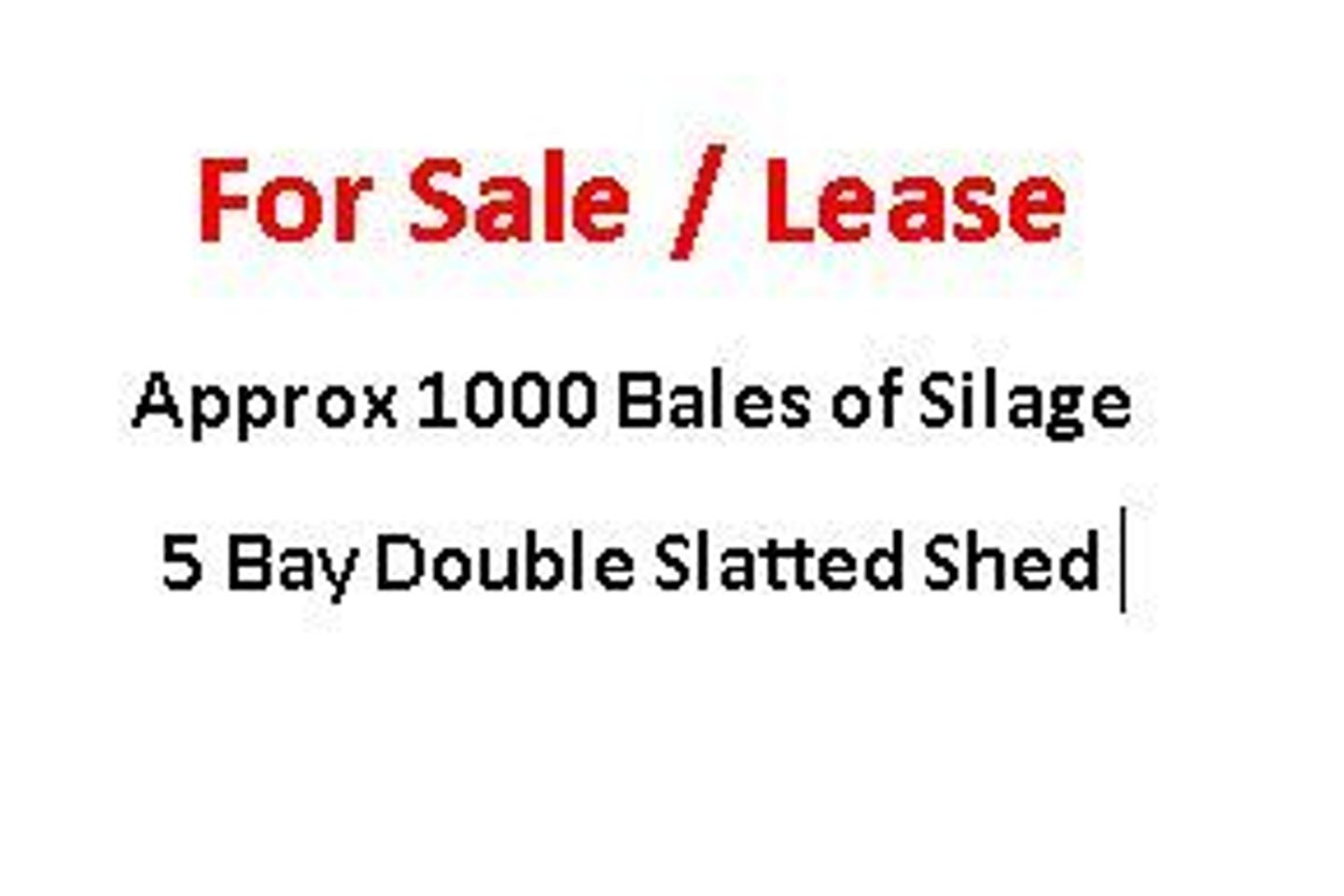 Commercial property for rent in Tristernagh, Ballynacarrigy, Co. Westmeath