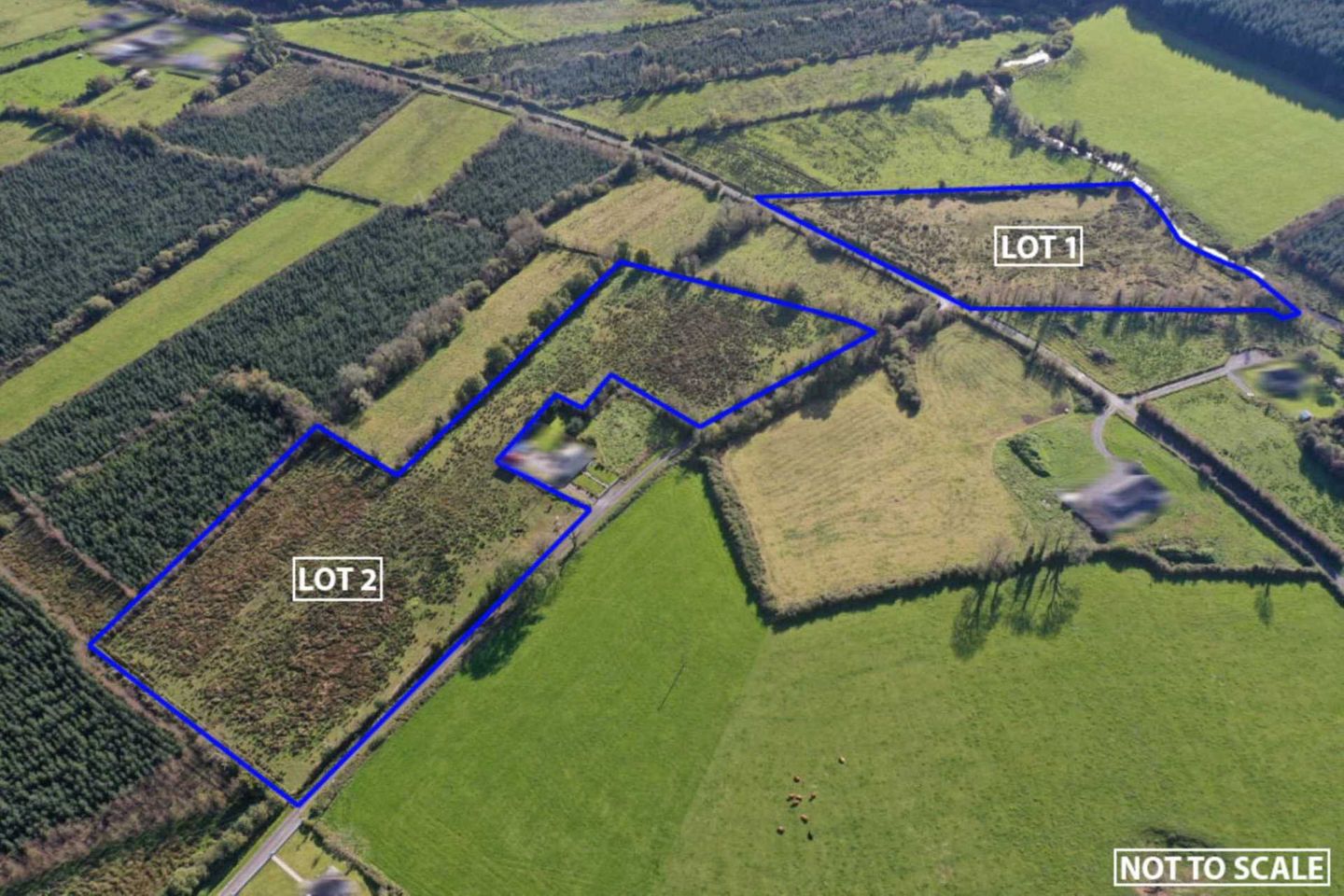 Commercial property for sale in c. 9.66 Acres in 2 Lots at Cloonshivna