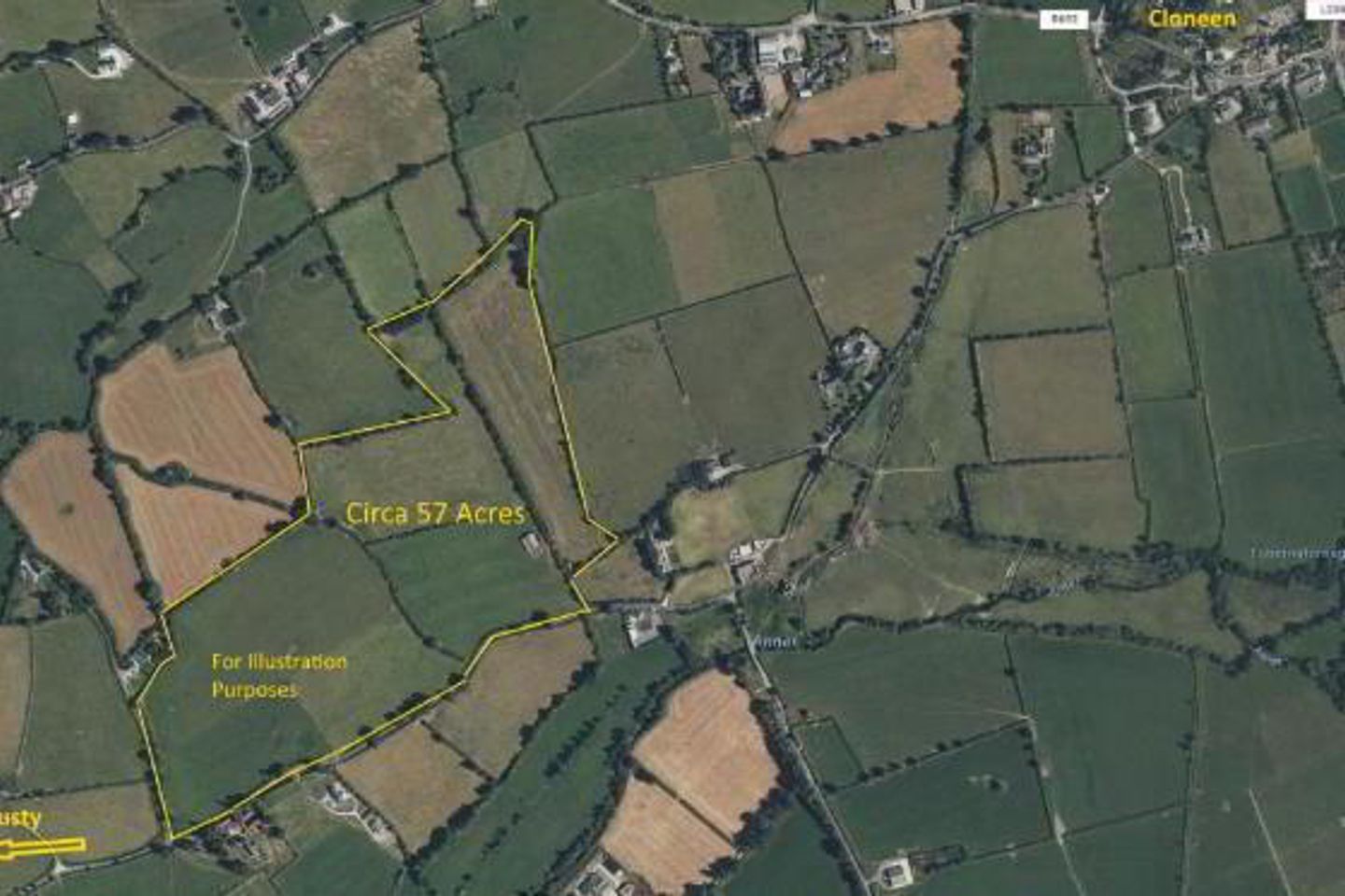 Circa 57 Acres,22.98 Hectares At Milestown, Cloneen, Co. Tipperary