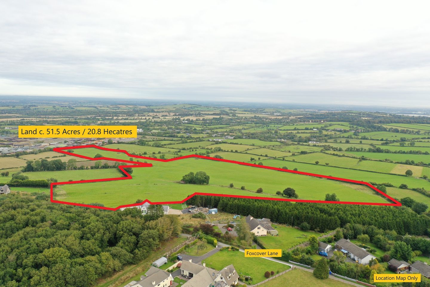 Commercial property for sale in Land c. 51.5 Acres/ 20.8 Hectares