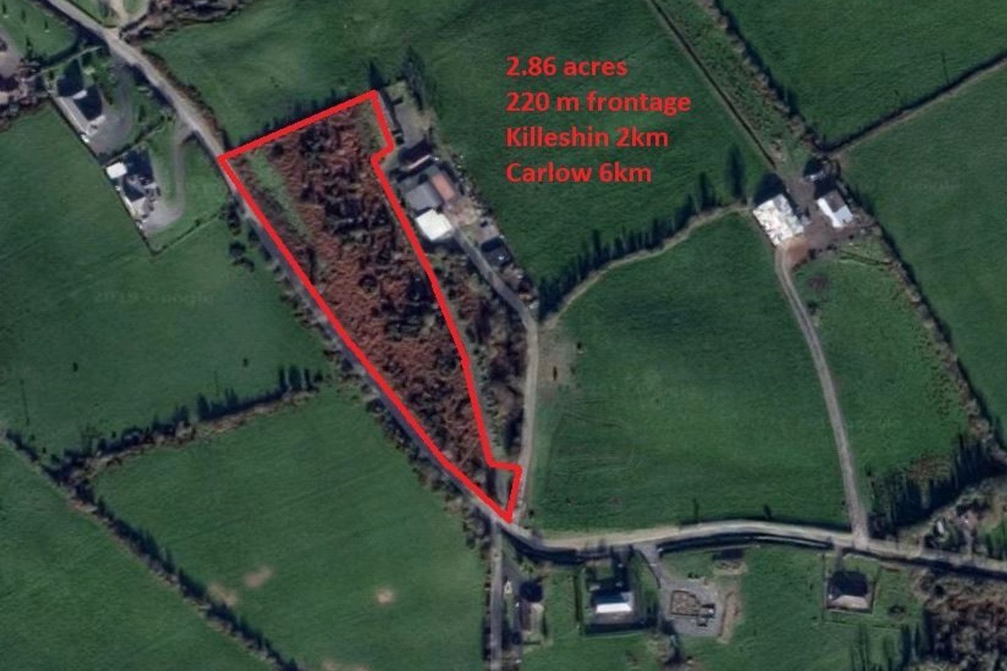 2.86 Acres At, Keelogue, Killeshin, Carlow, Carlow Town, Co. Carlow is