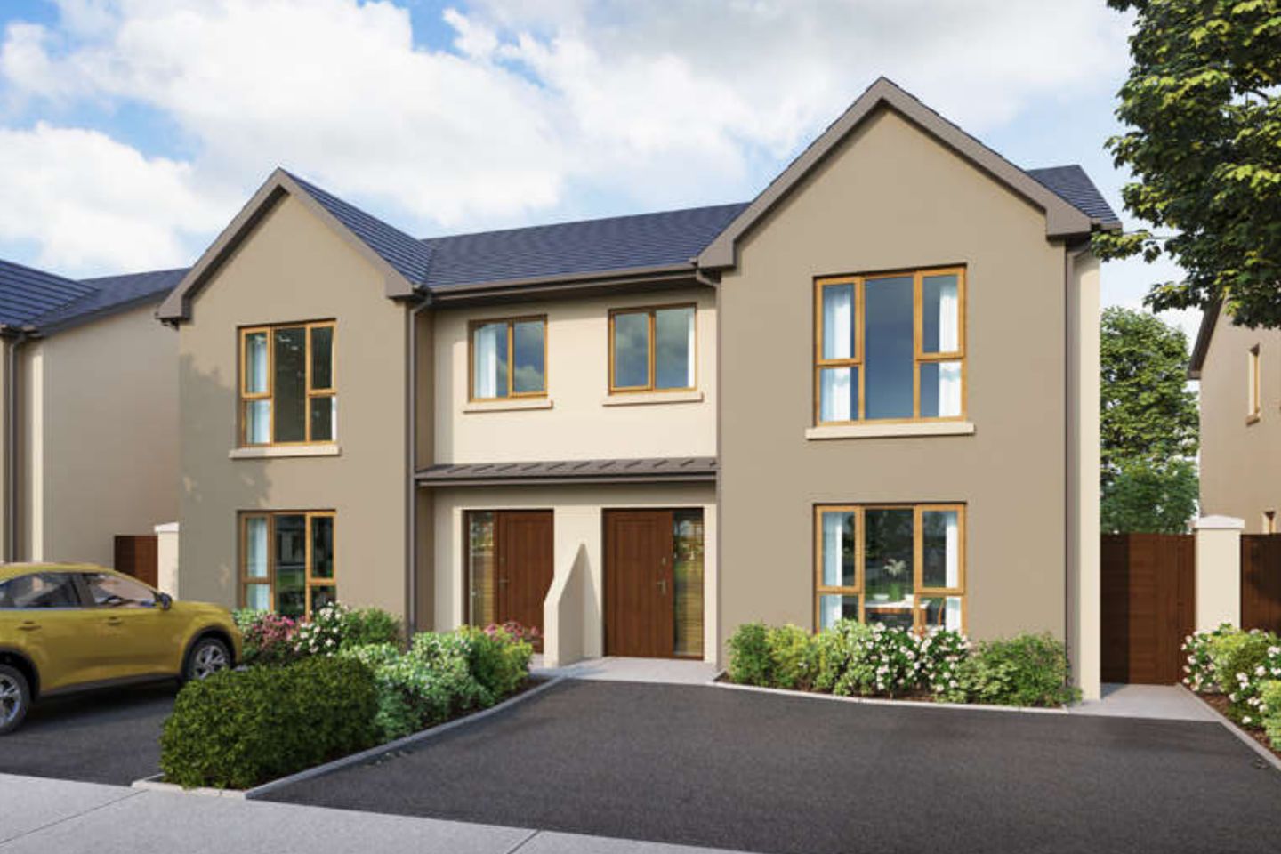 House Type E - 4-Bed Semi-Detached, Lakeview, Lakeview, Glenamaddy, Glenamaddy, Co. Galway