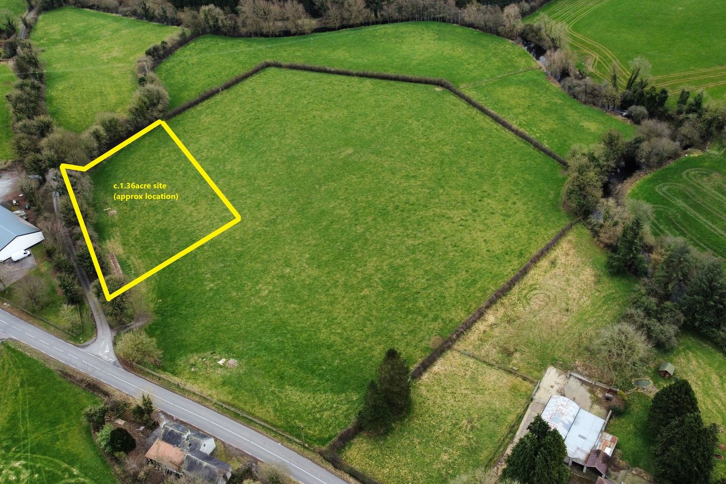 c.1.36acre Site at Hillhall, Glaslough, Co. Monaghan