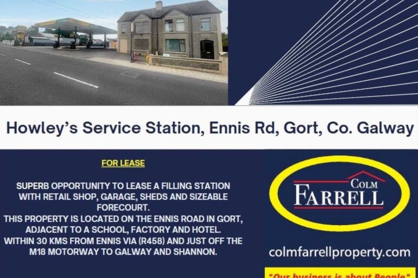 Commercial property for rent in Ennis Rd, Gort, Co. Galway