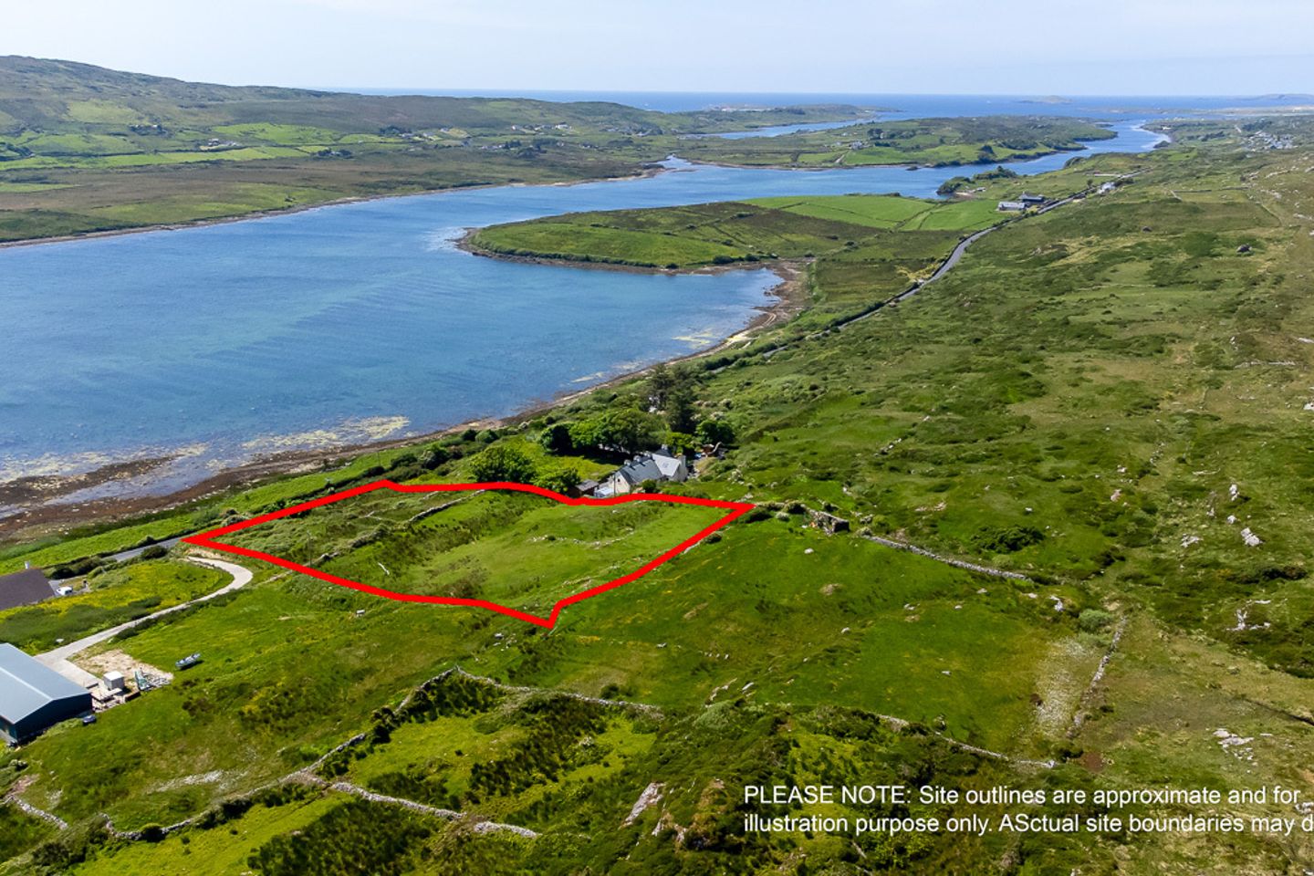 Circa 2.05 acres of ground located at Boolard, Claddaghduff Road, Clifden, Co. Galway