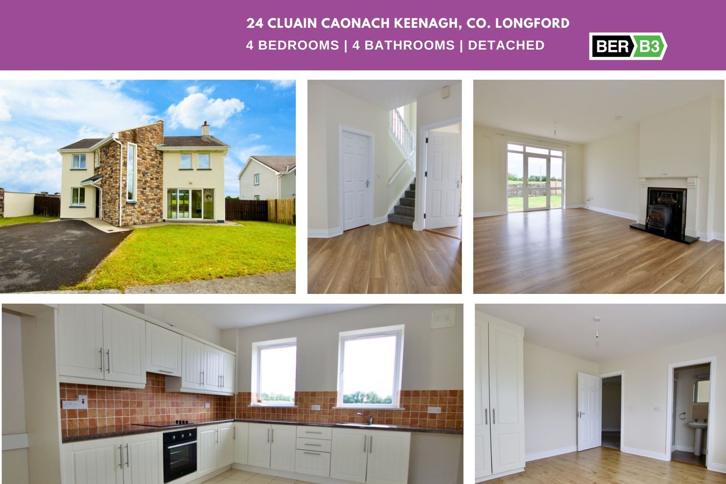 24 Cluain Caonach, Keenagh, Co. Longford, N39T380 is for sale on Daft.ie