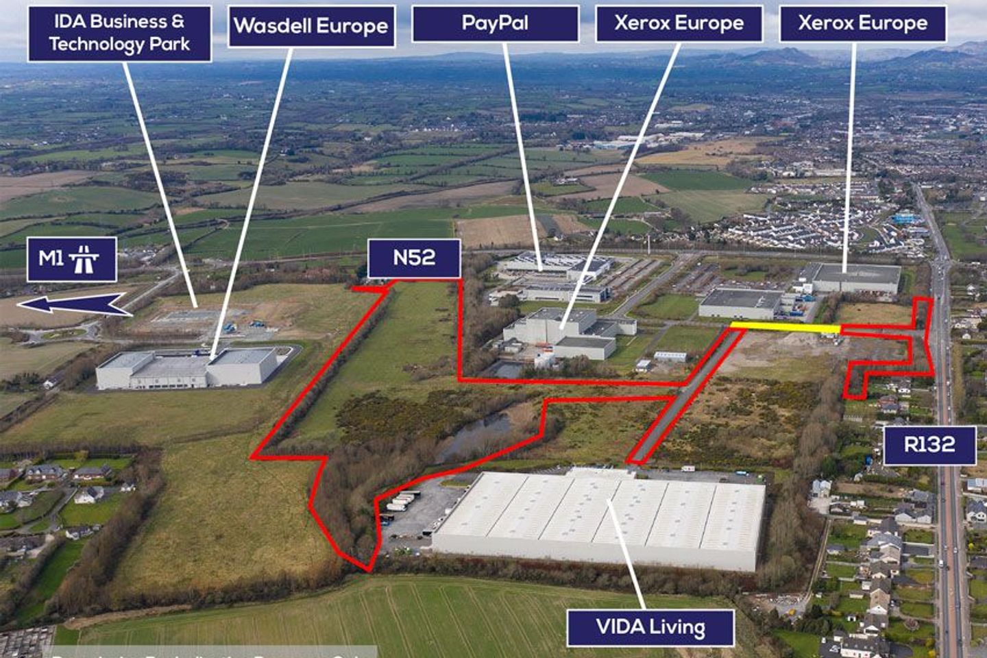 22.27 Acres, Land Adjoining Xerox Technology Park, Dundalk, Co. Louth