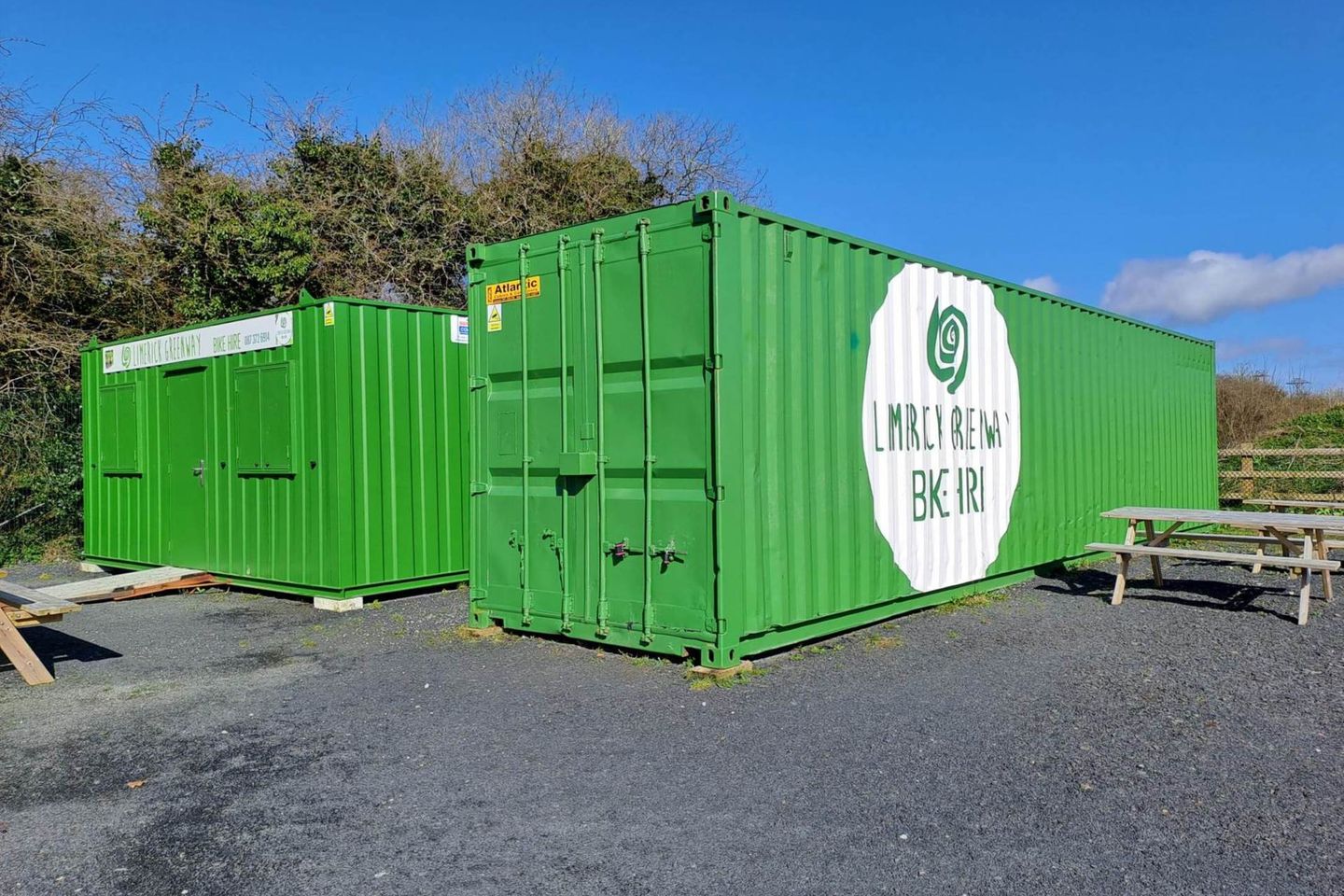 Retail Container Facilites, Limerick Greenway Hub Car Park, Newcastle West, Co. Limerick