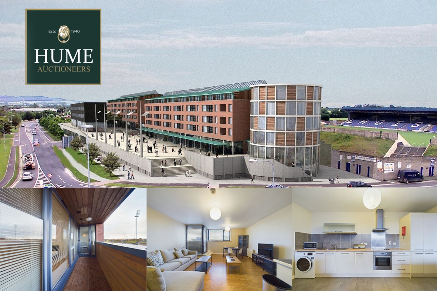 Apartment 9B, Parkside, Portlaoise, Co. Laois, R32CX31 is for sale on