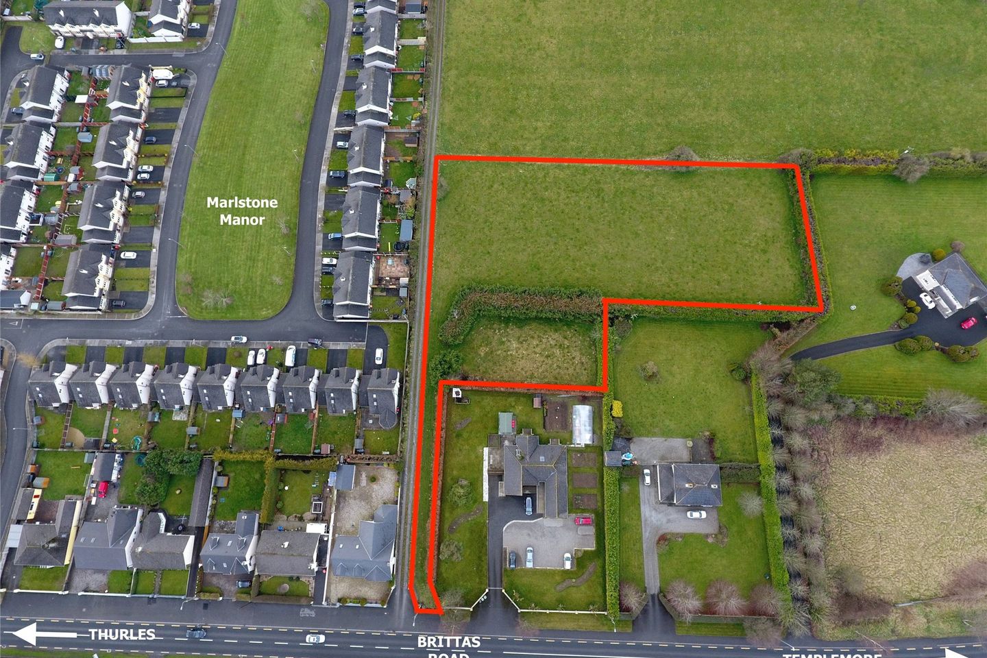Site With FPP For 4 No. Houses, Brittas Road