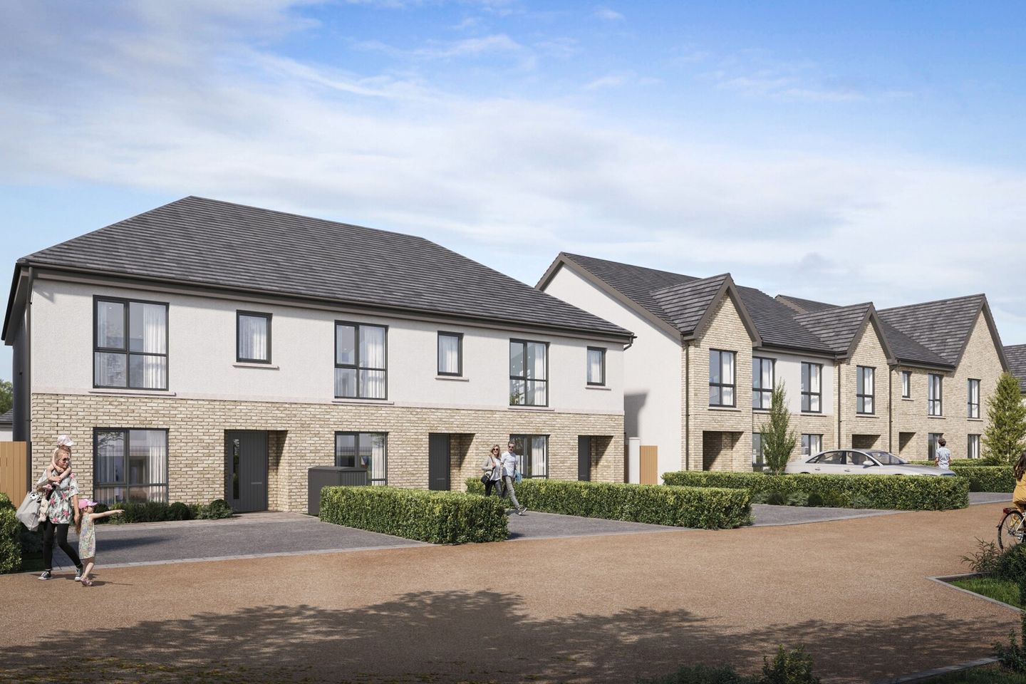 TYPE E - 4 BED SEMI DETACHED, Fountain Field, TYPE E - 4 BED SEMI DETACHED, Fountain Field, Dublin Road, Cloghabrody, Thomastown, Co. Kilkenny