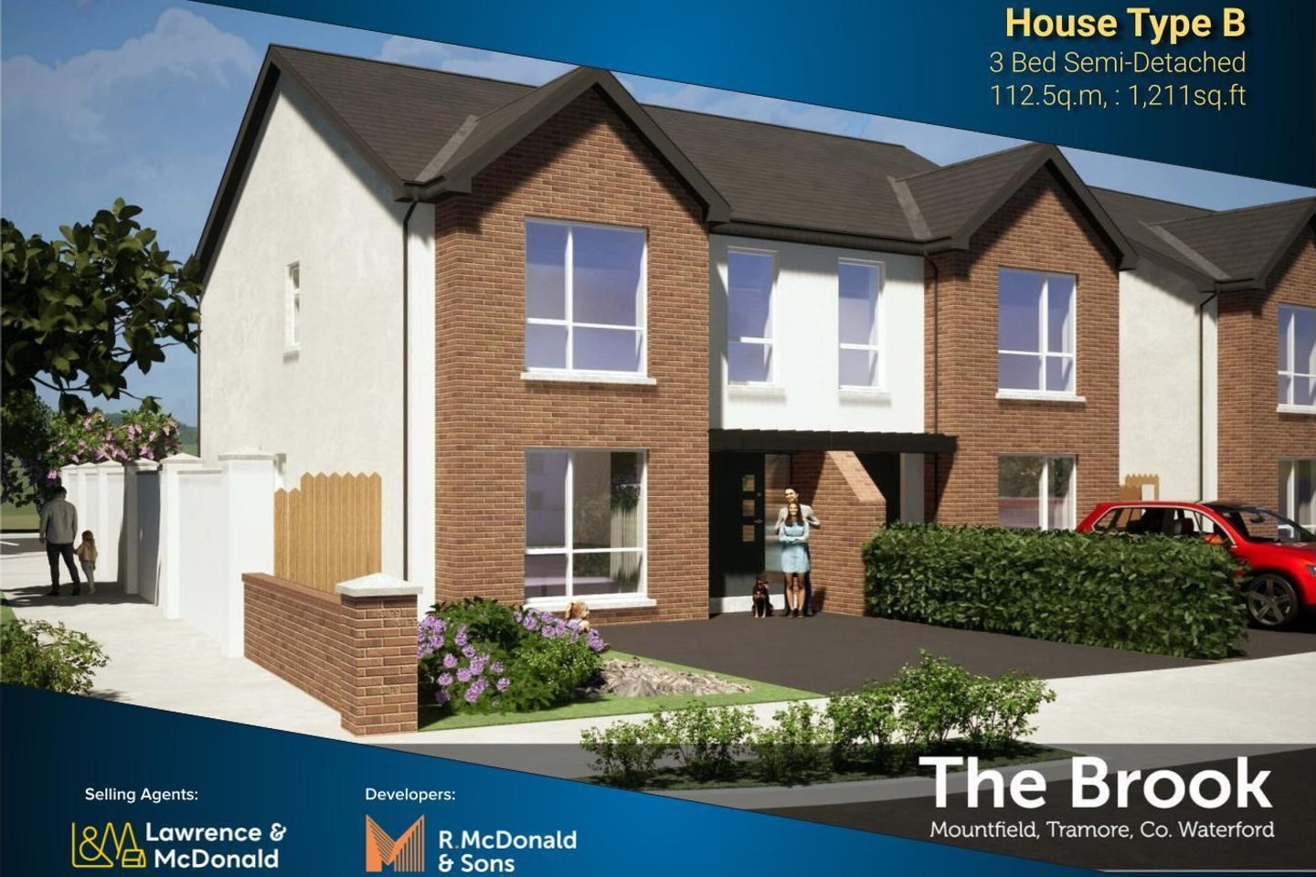 House Type B, The Brook, Mountfield, Tramore, Co. Waterford, The Brook, Mountfield, Tramore, Tramore, Co. Waterford
