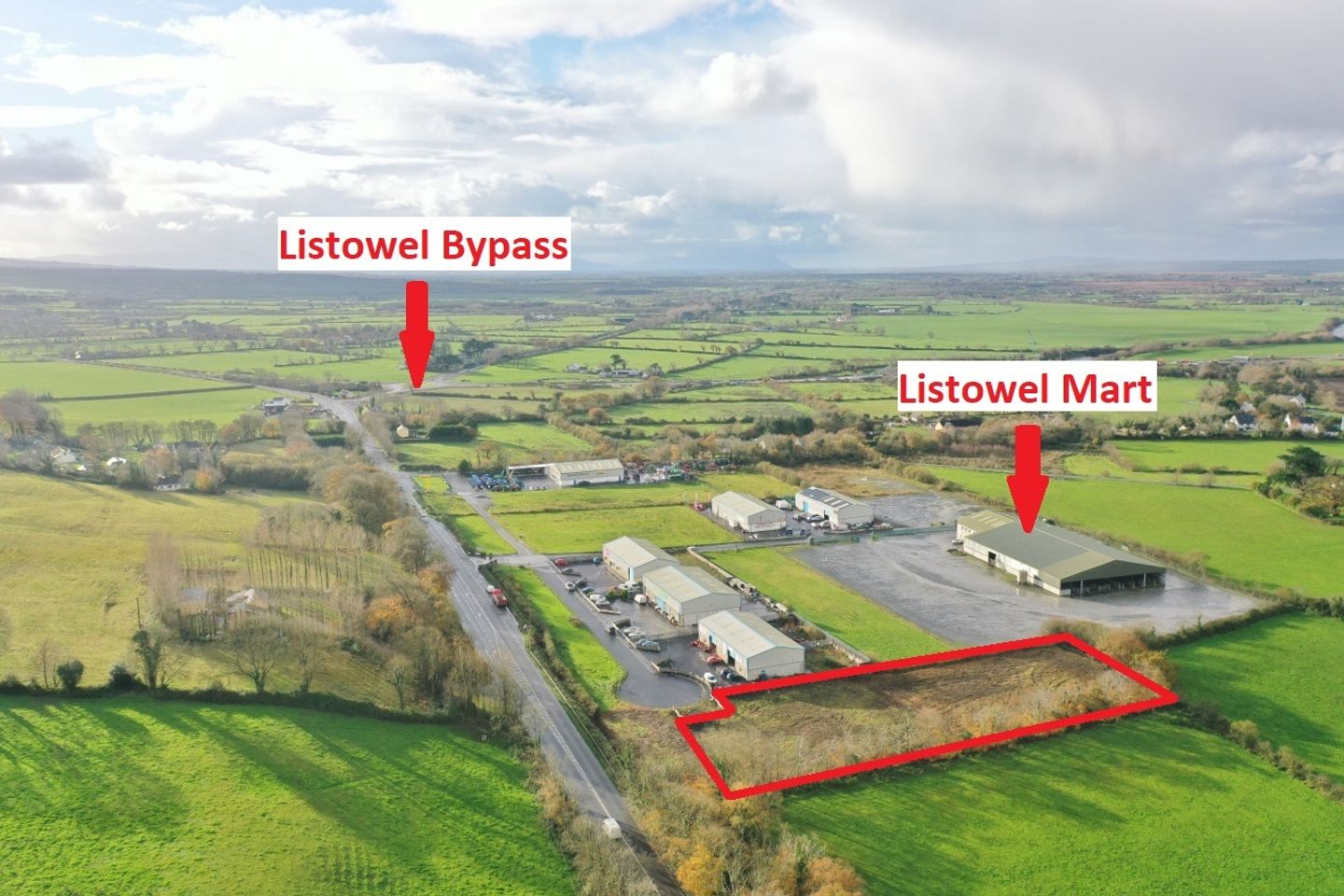 1.16 Acres Commercial Site Tanavalla, Listowel, Co. Kerry