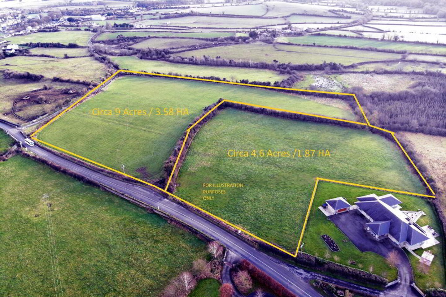 Circa 13.5 Acres At,Garrinch, Jesuits Walk, Fethard, Co. Tipperary
