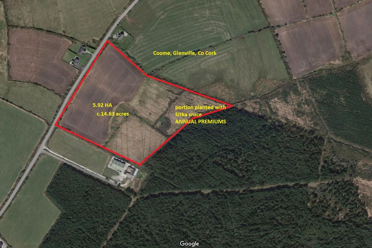 Commercial property for sale in Coome, Glenville, Co. Cork