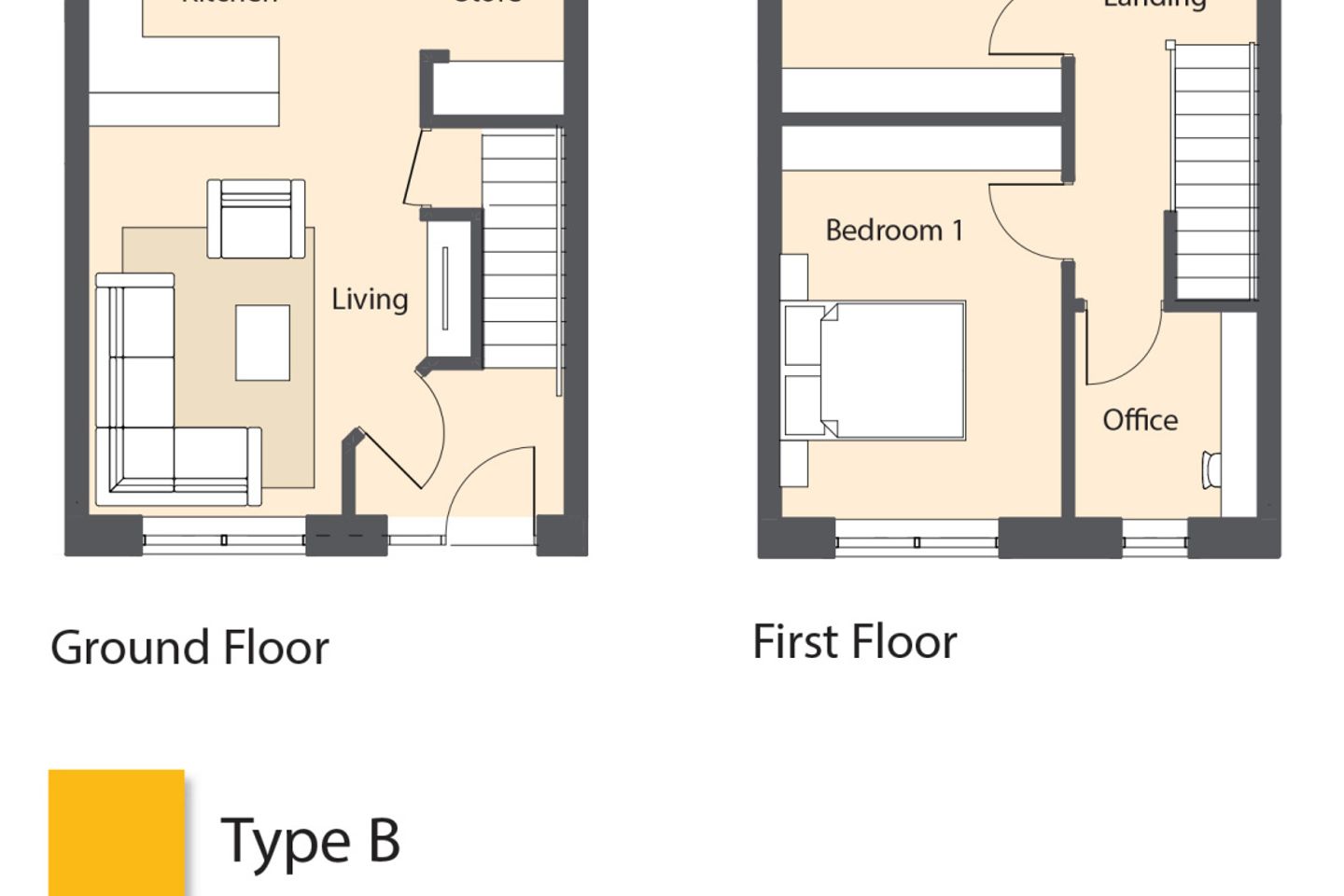 Large 2 Bed + Study Mid Terrace, Grace Park, Large 2 Bed + Study Mid Terrace, Grace Park, Dublin Road, Enfield, Co. Meath