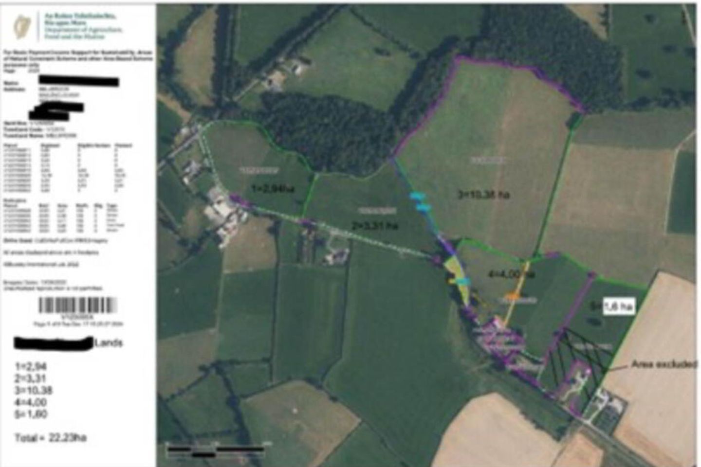 22.23 Ha Mea Or 54.93 Acres ( 60 Acres Per Folio), Millbrook, Ballinaclough, Nenagh, Co. Tipperary