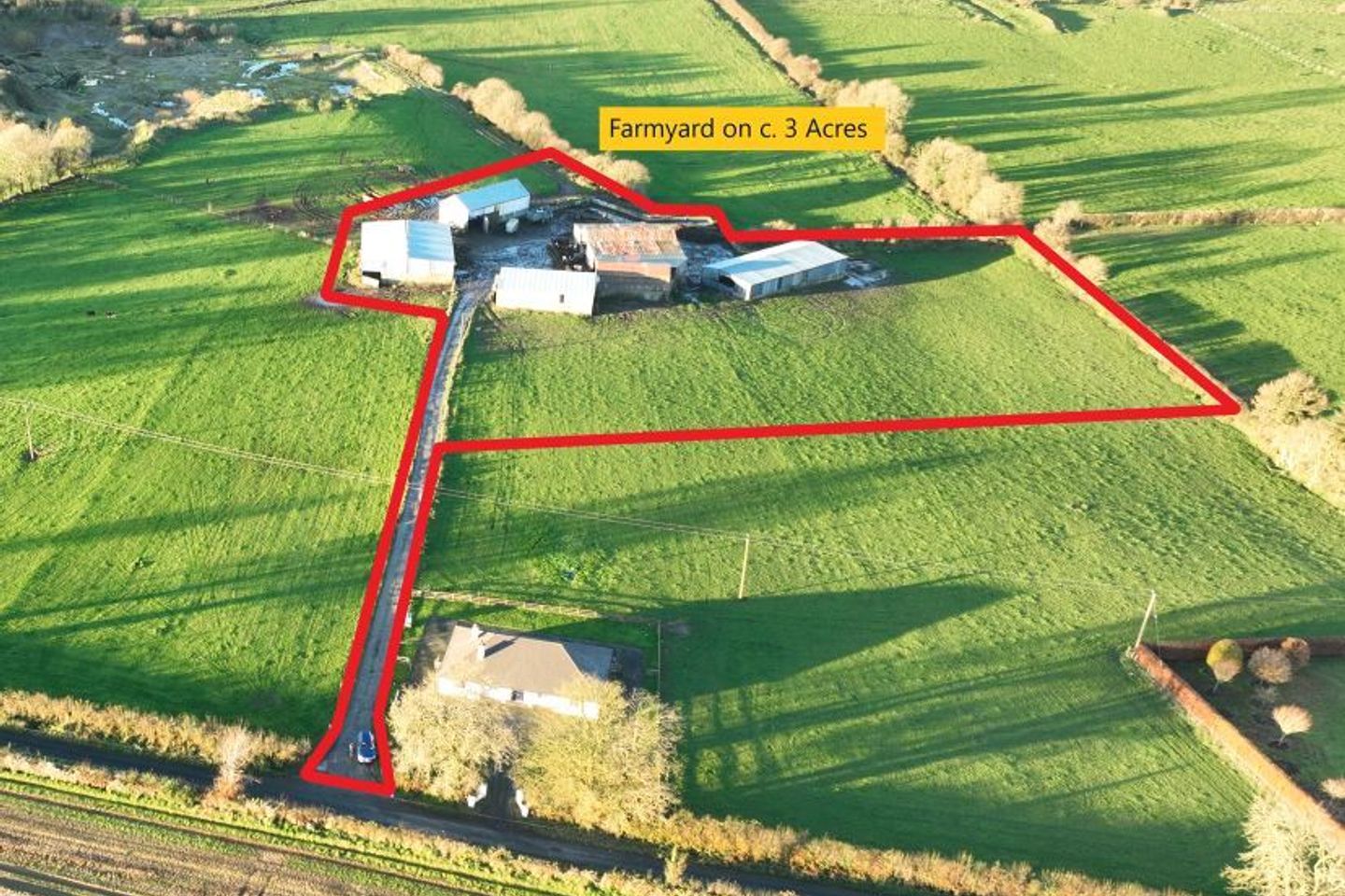 Farmyard on c. 3 Acres, Maplestown, Rathvilly, Co. Carlow