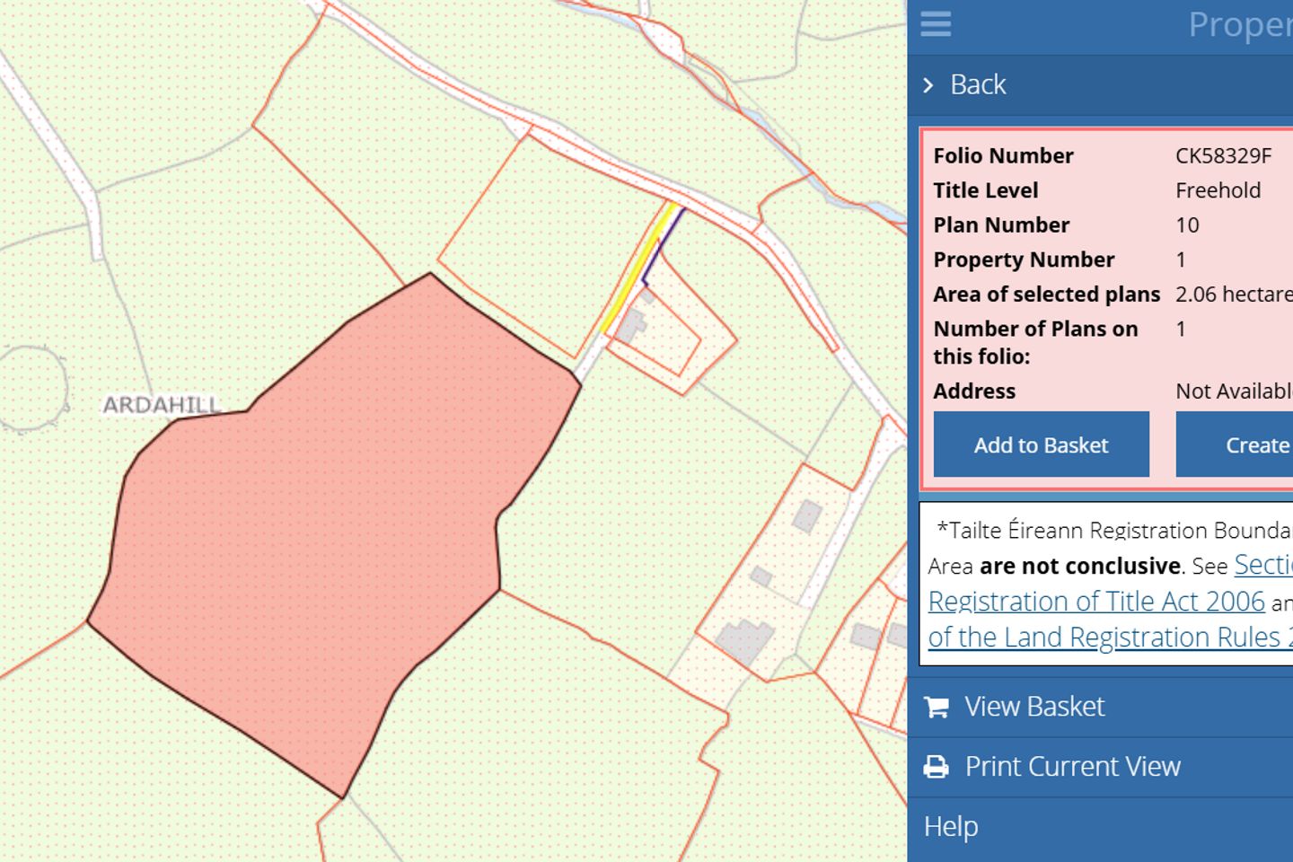 Ardahill, Kilcrohane, Co. Cork