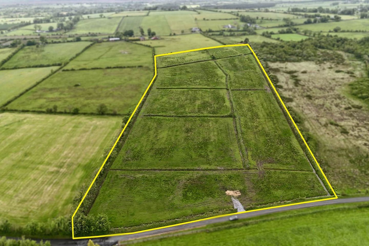 17.80 ACRES (approx) OF ROADSIDE LANDS LOCATED AT CURRIES, Ballymoe, Co. Galway