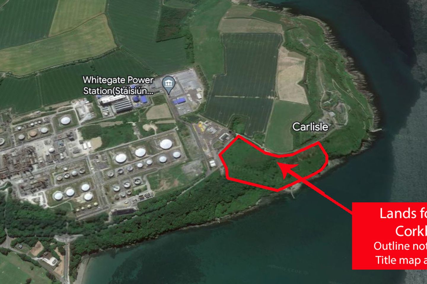 Commercial property for sale in Waterfront Site Corkbeg, Whitegate, Co