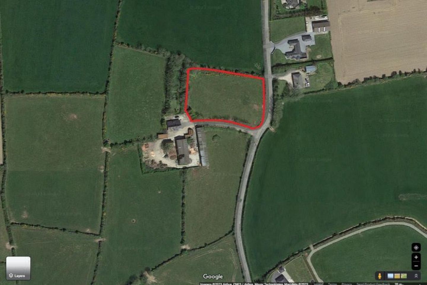 c. 1.5 Acre Site (FPP) at Cleariestown South, Aughwilliam, Cleariestown, Co. Wexford, Y35V653