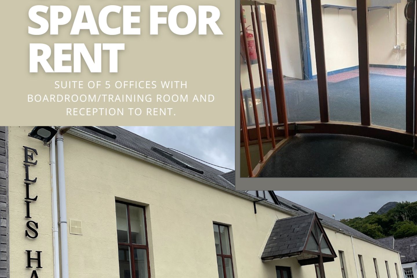 Office Space For Rent, Ellis Hall, Letterfrack, Co. Galway