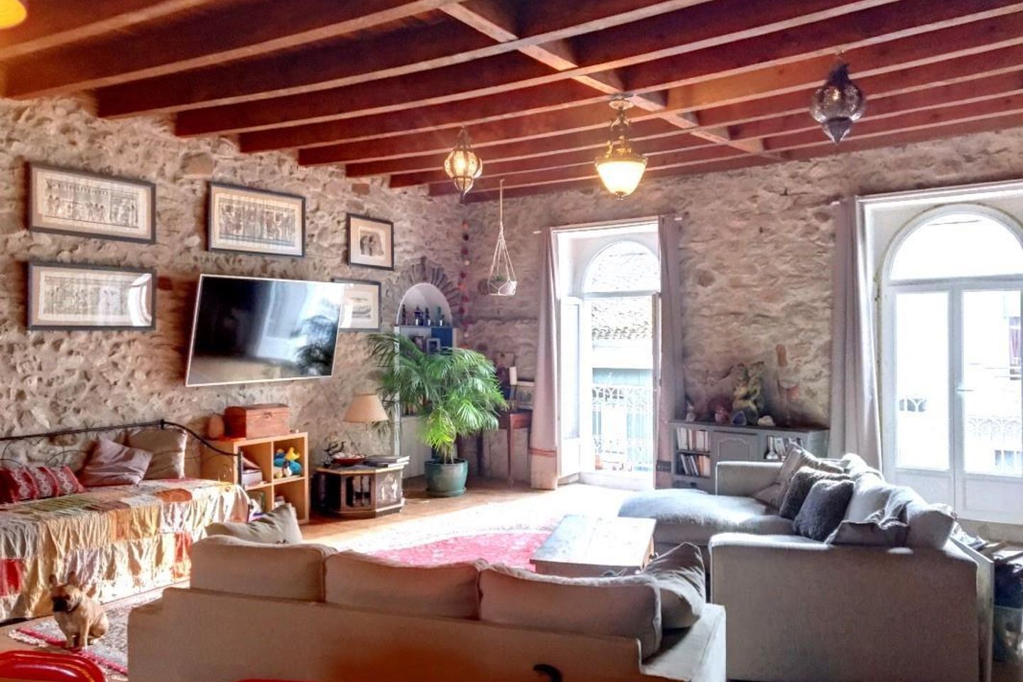 Beautiful 4 Bedroom Stone Townhouse For Sale In Douzens Aude France