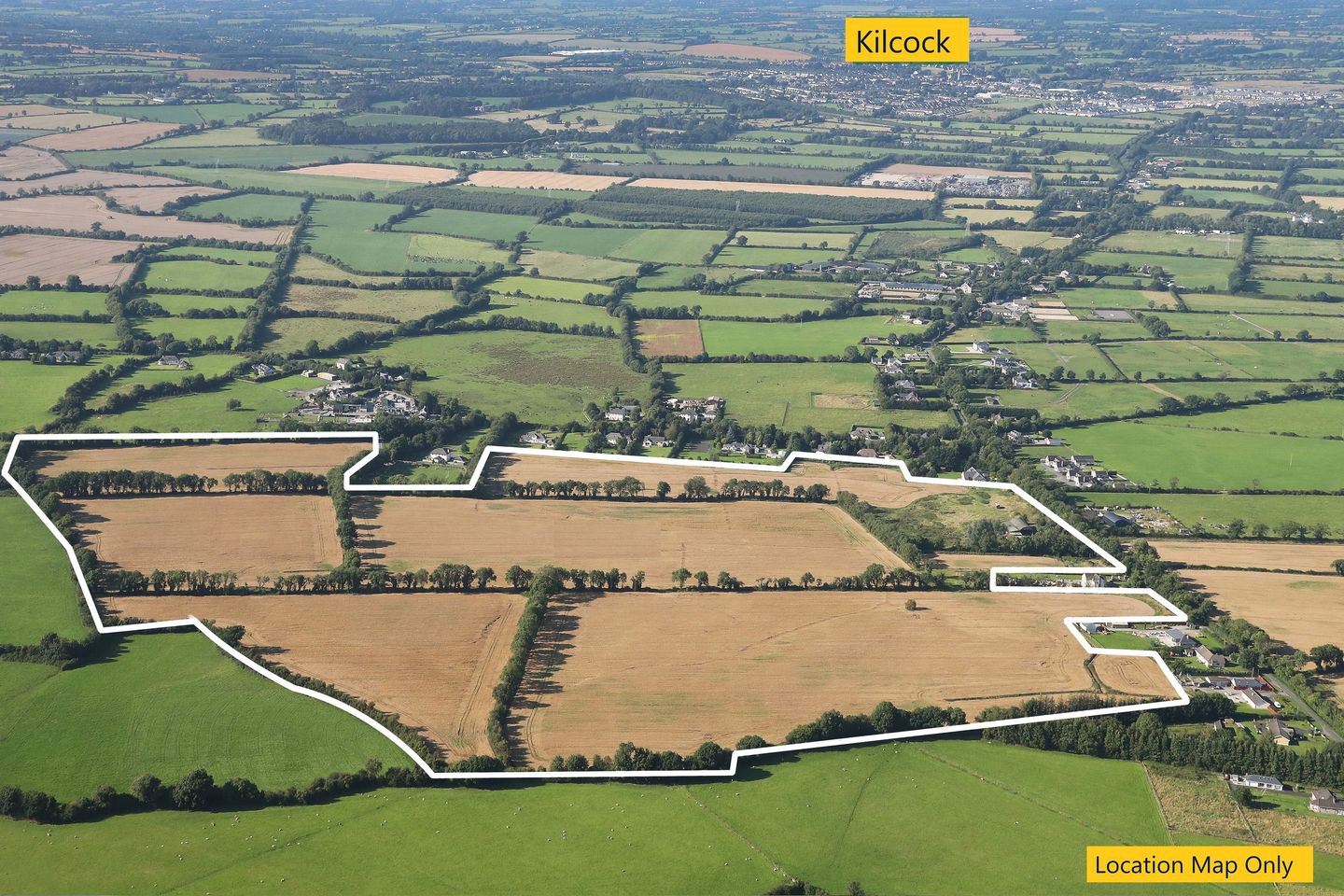 Bungalow & Farmyard on C. 94.5 Acres/ 38.24 Hectares, Clonfert South, Maynooth, Co. Kildare, W23EE98