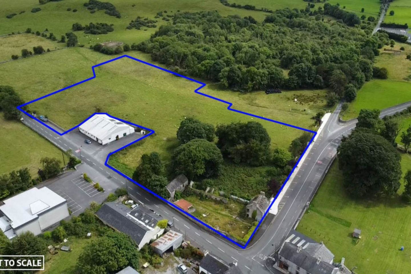 C. 5.66 Acres With Full Planning For 8 No. Houses, Four Roads Village, Four Roads, Co. Roscommon
