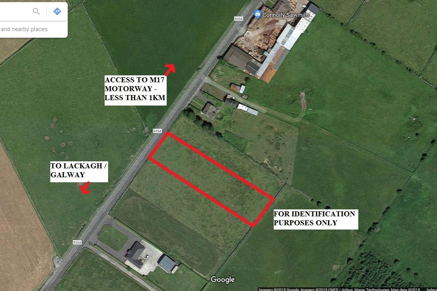 0.92 acre site at Barnaboy, Turloughmore, Co. Galway