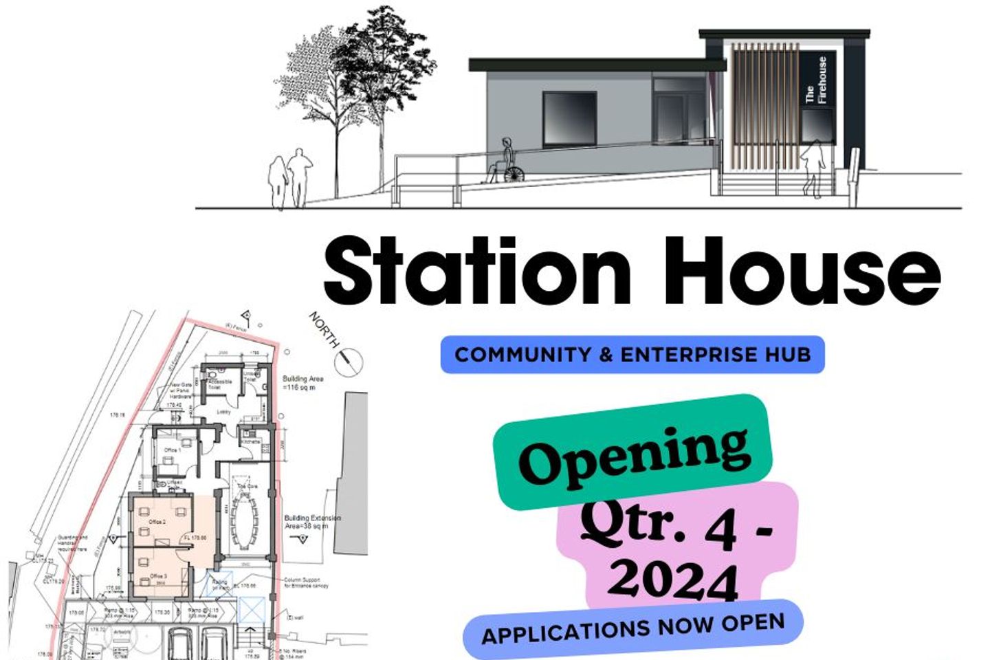 Commercial property for rent in Station House,Fair Green,Hacketstown