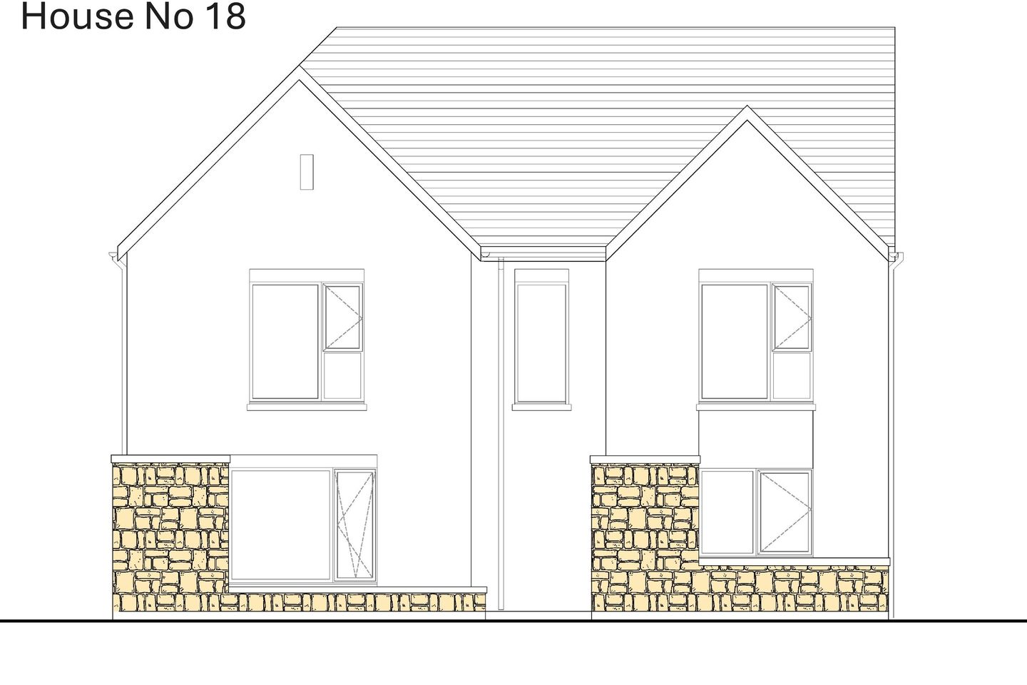 House Type F, An Móinear Ard, An Móinear Ard , Kinvara, Co. Galway