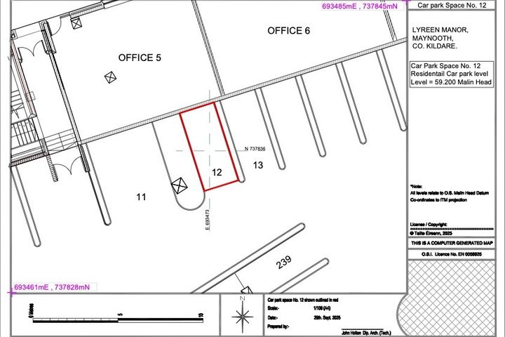Car Space, Manor Mills, Maynooth, Co. Kildare