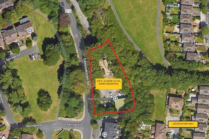 Investment Property - Site C. 0.4 Acres, Zoned Residential, Edmondstown Road, Rathfarnham, Dublin 16, D16DP48