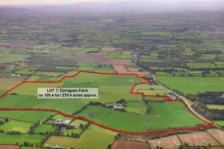 Lot 1 - Carrigeen Farm, Approx. 109.4 Ha (270.4 Acres), Cashel, Co. Tipperary, E25F886