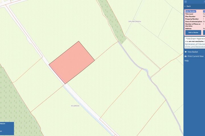 Circa 1.06 acres (Folio CN35305F), Kilbride, Mountnugent, Co. Cavan