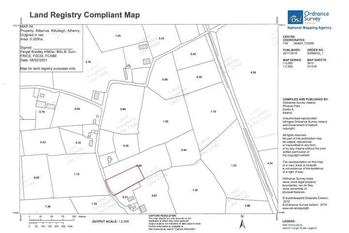 0.75 acre site at Killarrive, Kiltullagh, Athenry, Co. Galway