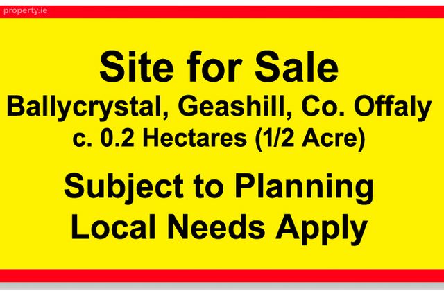 Ballycrystal, Geashill, Co. Offaly - Click to view photos