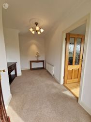 Entrance with living room to the right