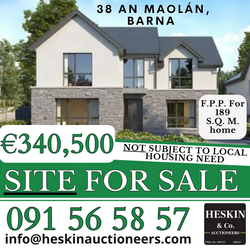 38 An MAOLAN, Forramoyle East, Galway City, Co. Galway - Site For Sale