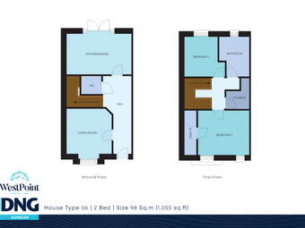 House Type 6 - 2 Beds, Westpoint, The Mullans, Donegal Town, Co. Donegal - Image 2