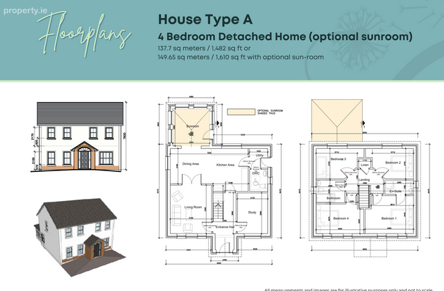 House Type A, Cloch&aacute;n, Kilmeadan, Co. Waterford - Click to view photos