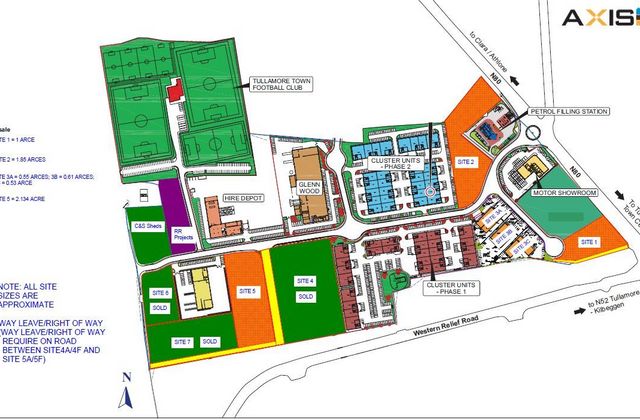 Development Sites For Sale At Axis Business Park, Tullamore, Co. Offaly - Click to view photos