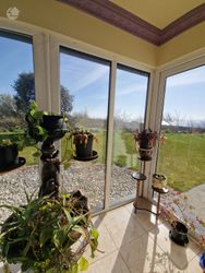 Cosy sun porch with external access