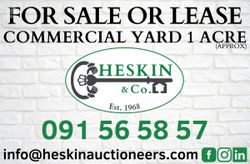 APPROX. 1 ACRE FULLY SERVICED YARD, Claregalway, Co. Galway - 
